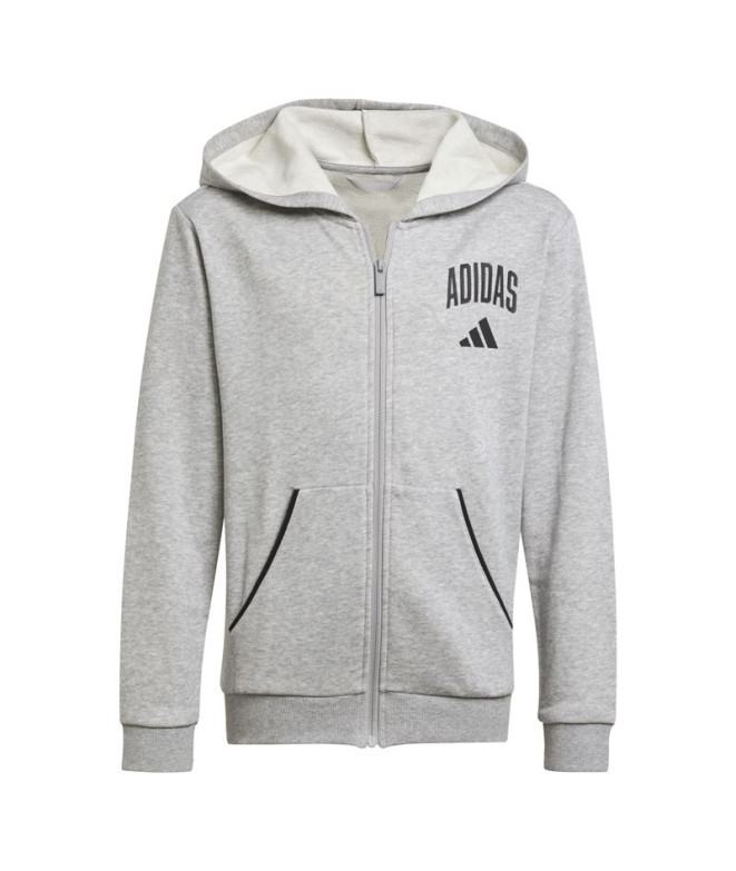 Chaqueta adidas Clgt Ft Fz Infantil Gris