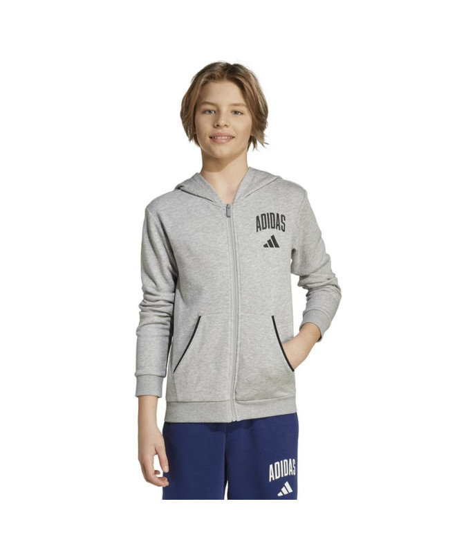 Veste adidas Clgt Ft Fz Enfant Gris