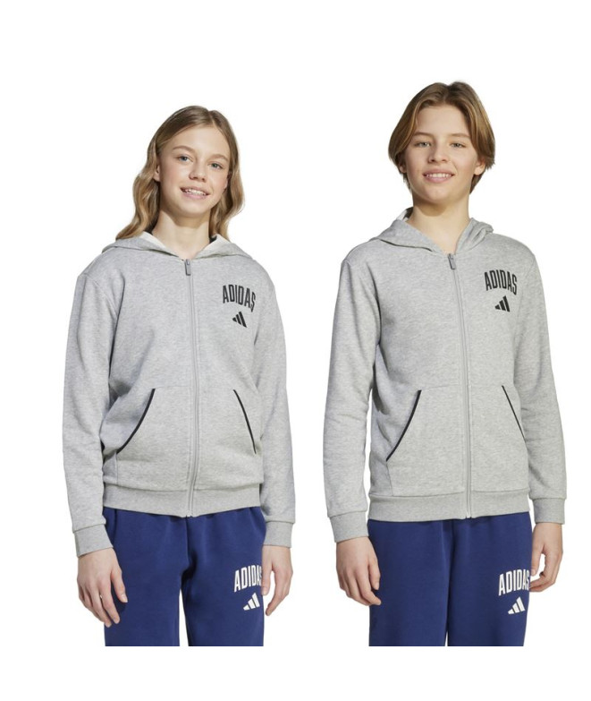 Veste adidas Clgt Ft Fz Enfant Gris
