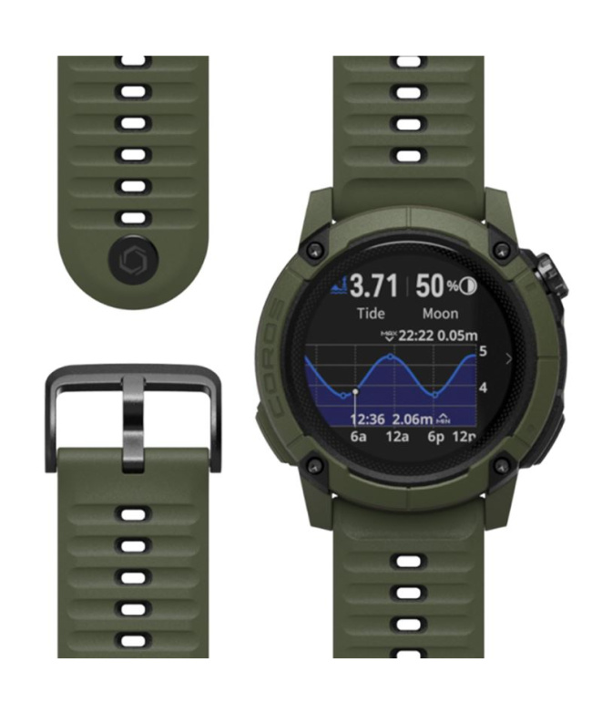 Montre Coros GPS Nomade Vert