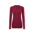 Camiseta de Running Diadora L. Ls T-Shirt Stratozero Mulher Maroon Banner