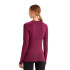 Camiseta de Running Diadora L. Ls T-Shirt Stratozero Mulher Maroon Banner