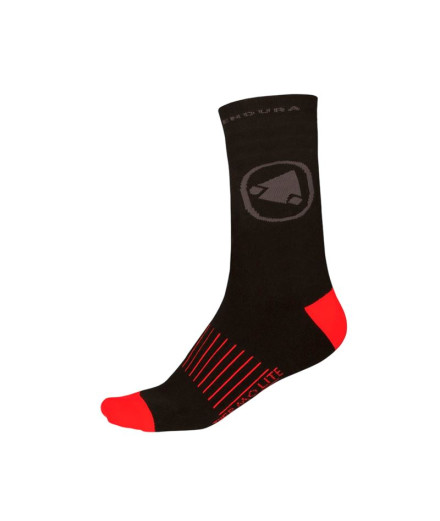 Meias de Ciclismo Endura Thermolite II 2-P Sock Bk Homem...