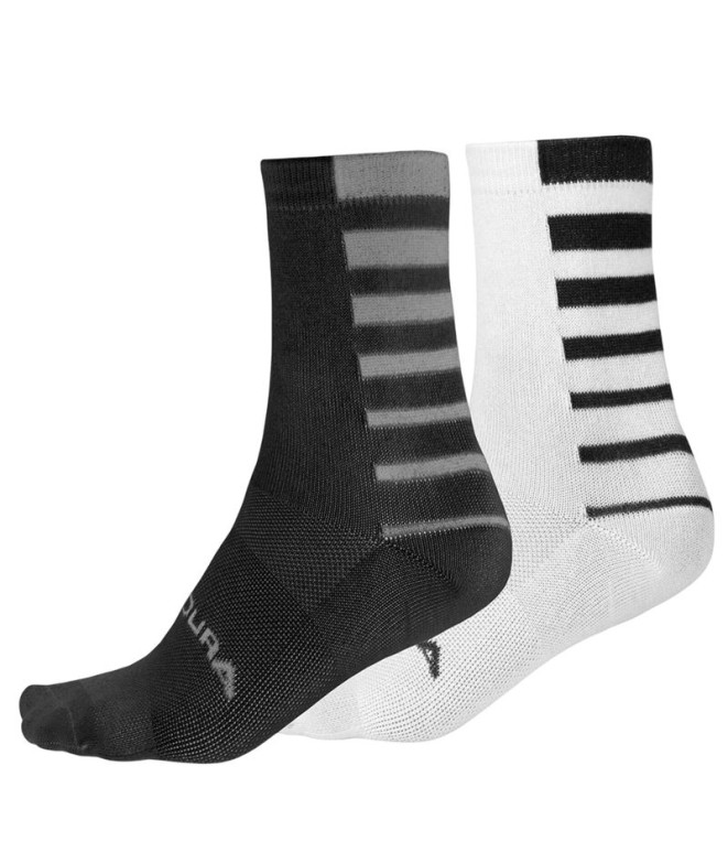 Chaussettes de Cyclisme Endura Coolmax Stripe...
