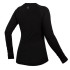 Camiseta de Ciclismo Endura Wms Baabaa Blnd L/S Bs Layr Bk Mulher Preto