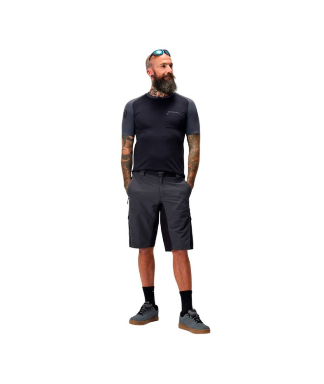 Calça de Ciclismo Endura Hummvee Short Gy Homem...