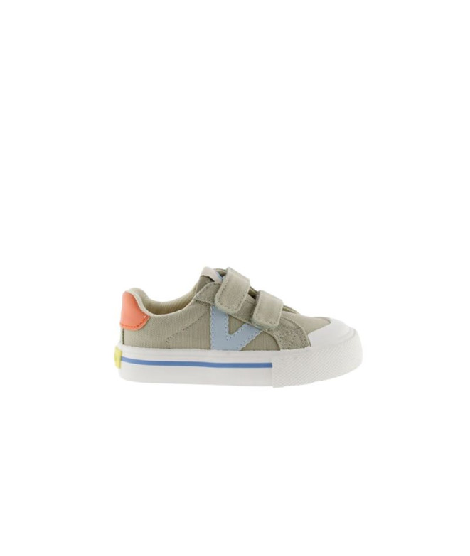 Chaussures Victoria Tribu Tiras Lona Kaki Enfant