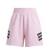 Calça adidas Future Icons 3 Bandas Short Mulher Rosa