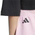 Calça adidas Future Icons 3 Bandas Short Mulher Rosa