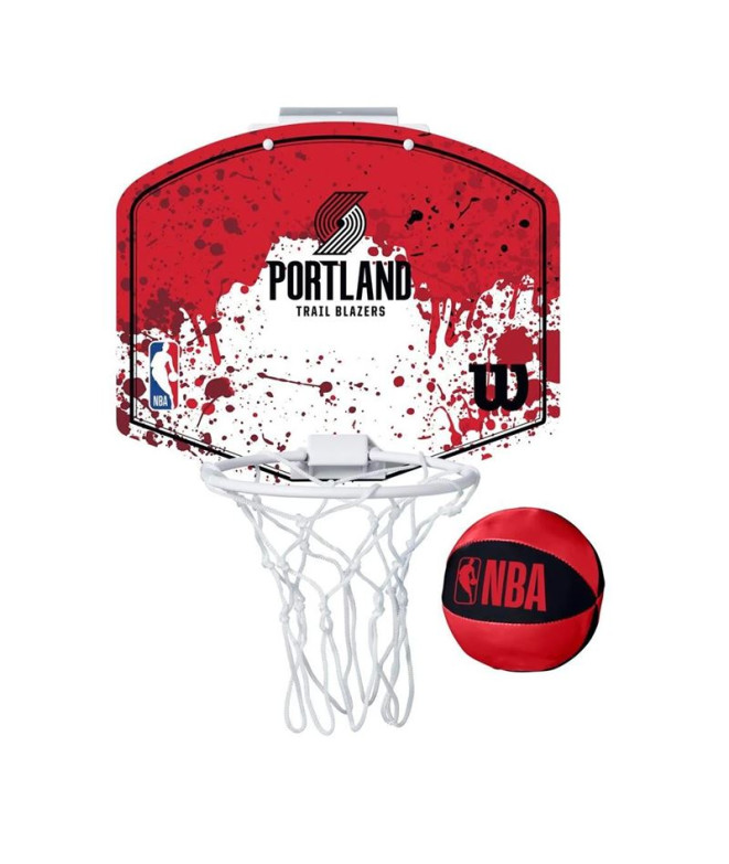 Set minicanasta Wilson NBA Team Mini Hoop Blazers