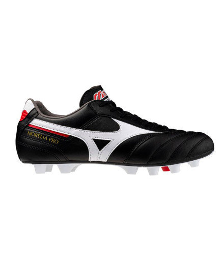 Botas de Futebol Mizuno Morelia II Pro Preto/Branco/Vermelho