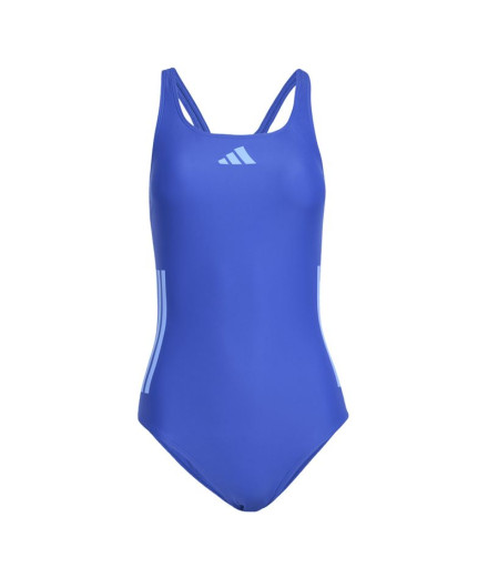 Bañador de Natación adidas 3 Bandas Bld Mujer Azul Bañador de Natación adidas 3 Bandas Bld Mujer Azul