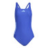 Bañador de Natación adidas 3 Bandas Bld Mujer Azul
