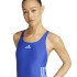 Bañador de Natación adidas 3 Bandas Bld Mujer Azul