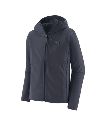 Casaco Patagonia R1 TechFace Hoody Homem Smolder Azul