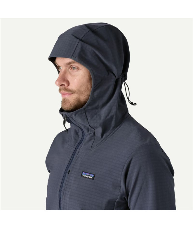 Veste Patagonia R1 TechFace Hoody Homme Smolder...