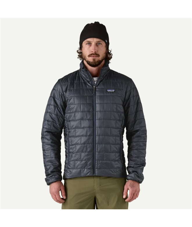 Veste Patagonia Nano Puff Jkt Homme Smolder Bleu