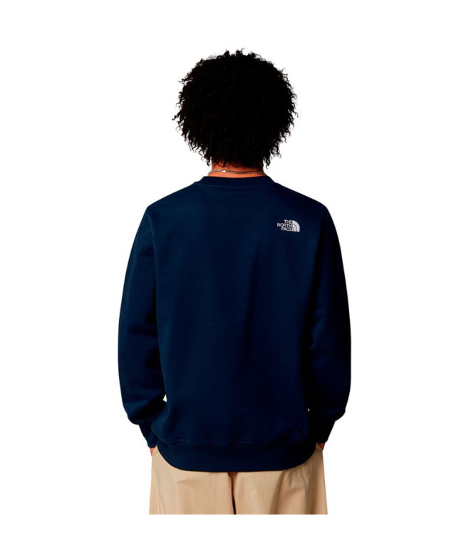 Moletom The North Face Drew Peak Crew Homem Azul