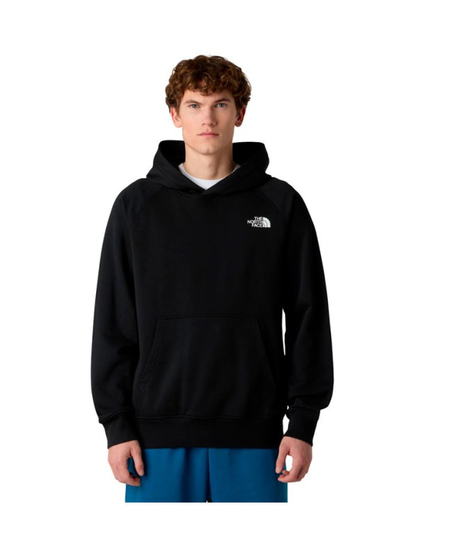 Moletom The North Face Raglan Redbox Homem Preto