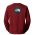 Sudadera The north Face Raglan Box Nse Regular Crew Hombre Granate