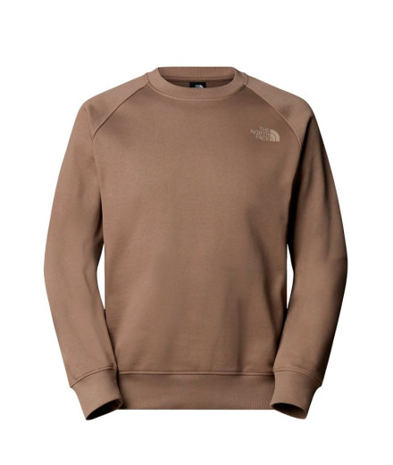 Moletom The North Face Raglan Box Nse Regular Crew Mocha...