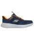 Sapatilhas Skechers Slip-Ins Go Run 400 V2 - Turbo - Brisk Menino Azul Marinho/Laranja