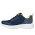 Sapatilhas Skechers Microspec Max Advance Squad Pacer Menino Azul Marinho
