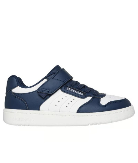 Sapatilhas Skechers Quick Street Menino Azul Marinho/Branco