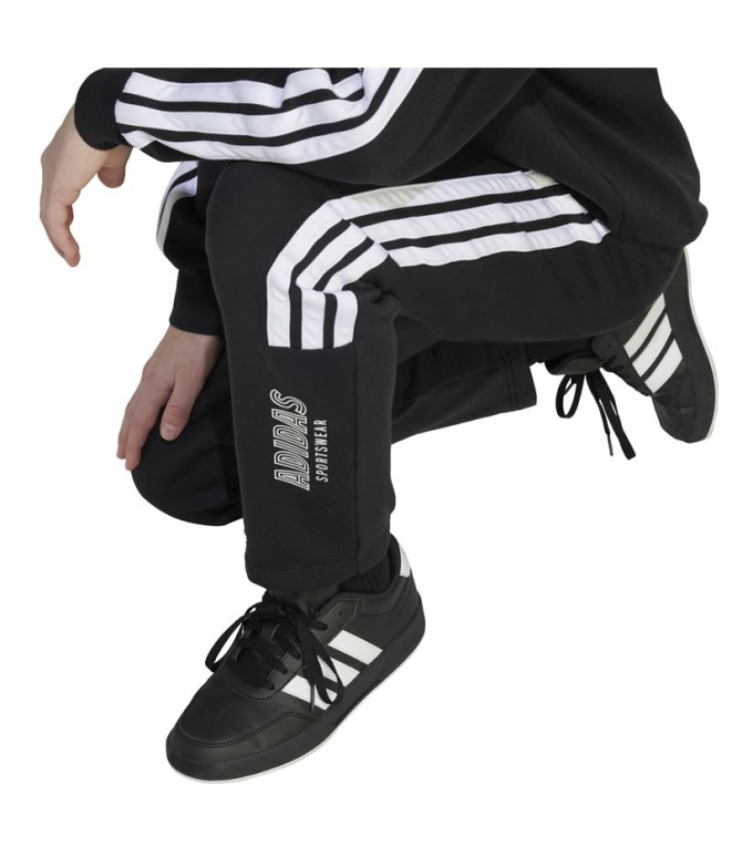 Pantalón adidas Hot Fl Infantil Negro/Blanco