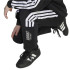 Calça adidas Hot Fl Infantil Preto/Branco