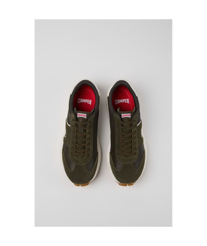 Chaussures Camper Balles Homme Vert/Blanc