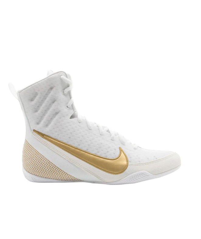 Bottes de boxes Nike Machomai 3 Homme Blanc