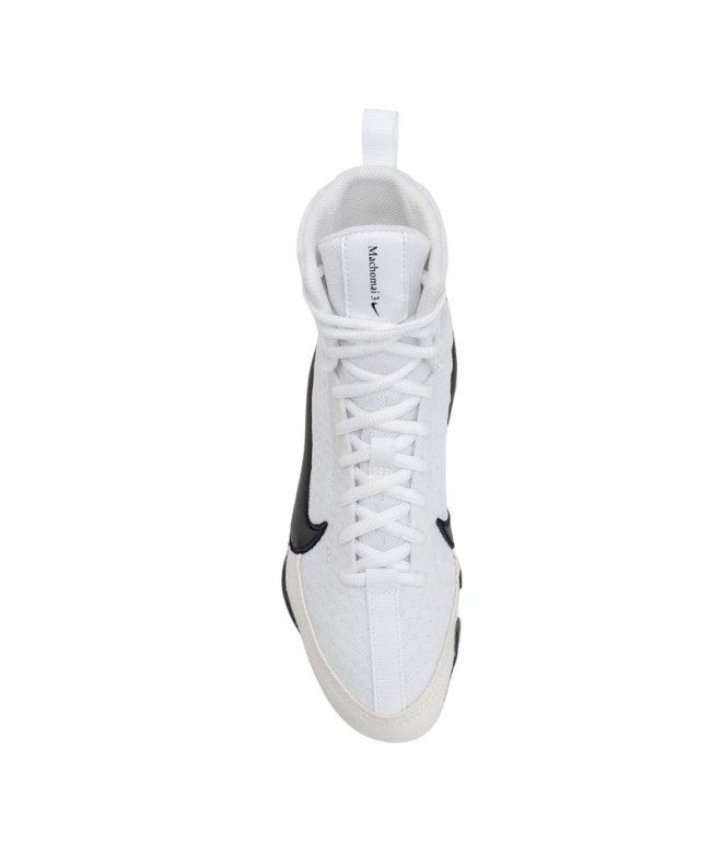 Botas de boxeo Nike Machomai 3 Hombre Blanco/Negro