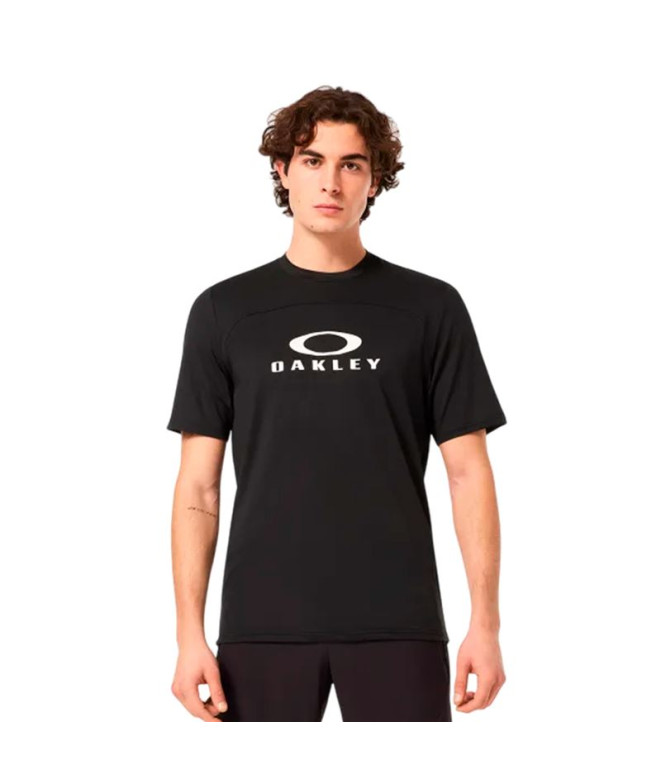 T-shirt de Cyclisme Oakley Free Ride Rc Ss Noir