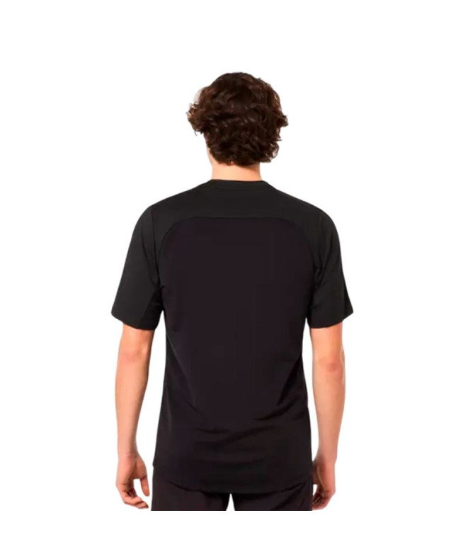 T-shirt de Cyclisme Oakley Free Ride Rc Ss Noir