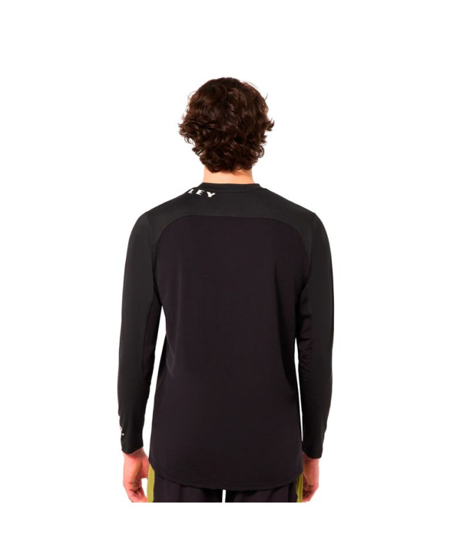 Camiseta de Ciclismo Oakley Free Ride Rc Ls Negro