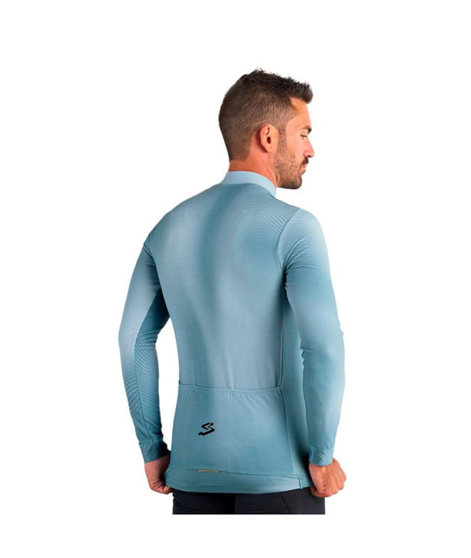 Maillot de Ciclismo Spiuk Aunic Hombre Azul Hombre