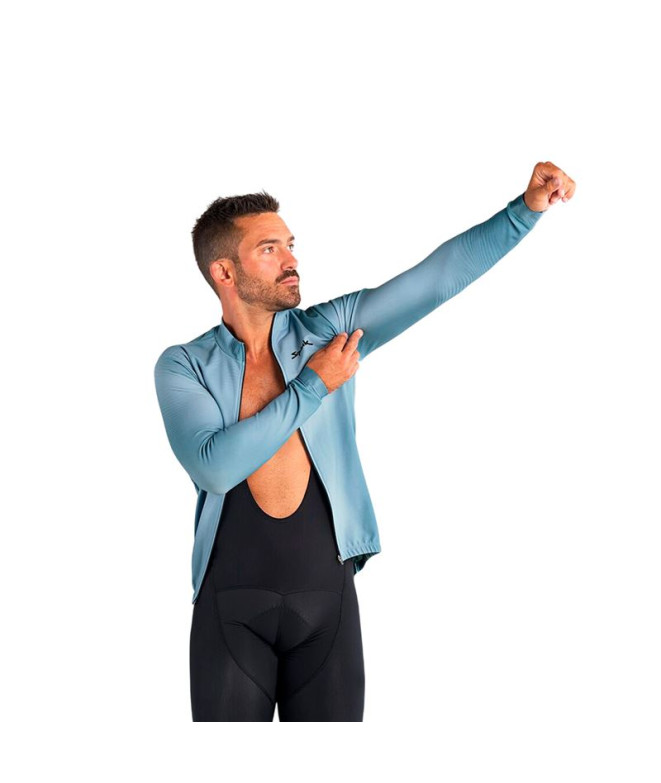 Maillot de Cyclisme Spiuk Aunic Homme Bleu Homme