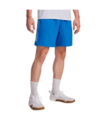 Calça de Fitness Under Armour Tech Woven Wordmark Short... Calça de Fitness Under Armour Tech Woven Wordmark Short...
