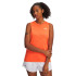 Camiseta de Fitness Under Armour Tech Tank Twist Mulher Laranja