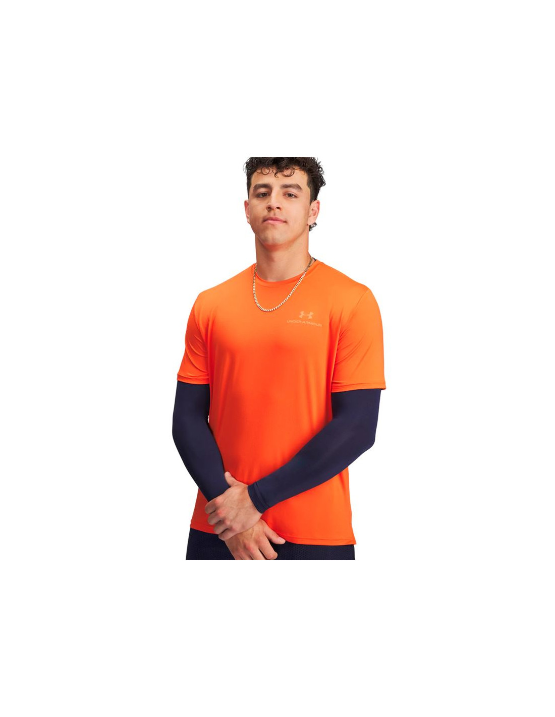 Under Armour Homem Laranja Camiseta De Fitness Vanish Energy Ss
