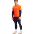 Camiseta de Fitness Under Armour Vanish Energy Ss Homem Laranja