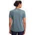 Camiseta de Fitness Under Armour Tech Ssc- Twist Mulher Azul