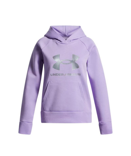 Moletom Under Armour Rival Flc Shimmer Hdy Menina Roxo