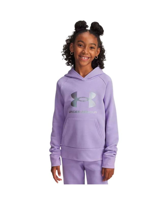 Sweat Under Armour Rival Flc Shimmer Hdy Fille...
