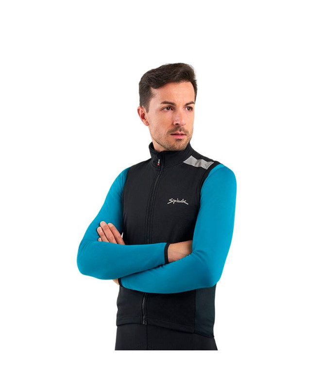 Gilet de Cyclisme Spiuk Anatomic Unisexe Noir