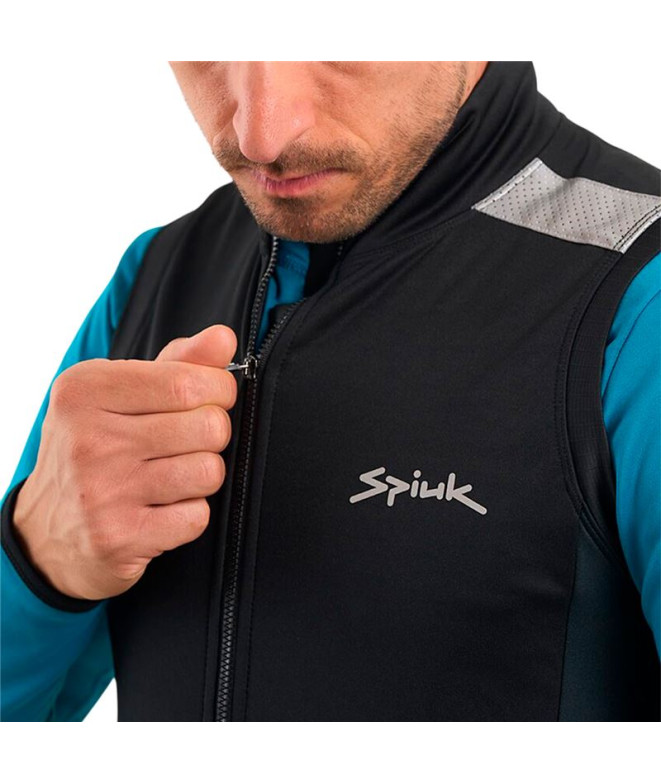 Colete de Ciclismo Spiuk Anatomic Unissex Preto