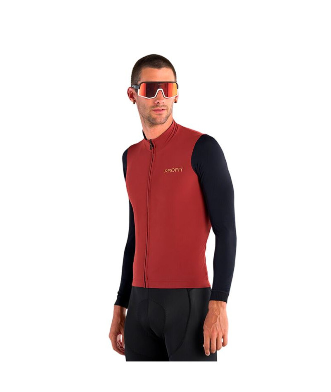 Maillot de Cyclisme Spiuk Profit Ultralight Grenat