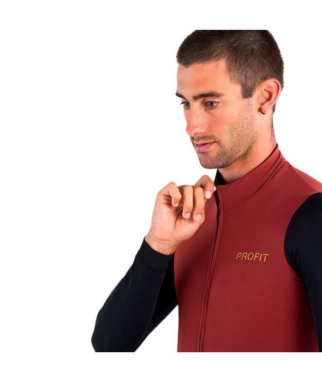 Maillot de Cyclisme Spiuk Profit Ultralight Grenat