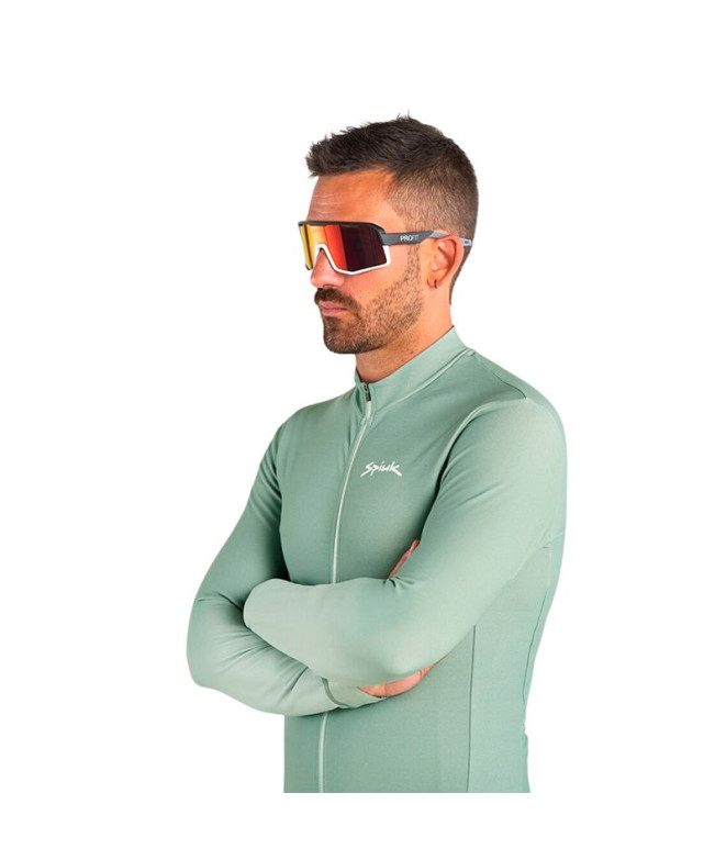 Maillot de Cyclisme Spiuk Aunic Homme Vert Homme